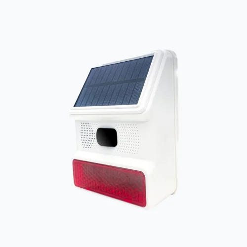 Prolynx – Wireless 433MHZ outdoor solar powered strobe light siren – PI-ST23